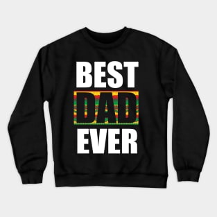 Best Dad, African Colors Crewneck Sweatshirt